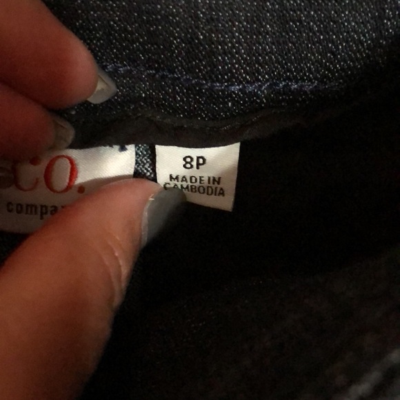 Charcoal Pull Up Denim - Picture 3 of 4